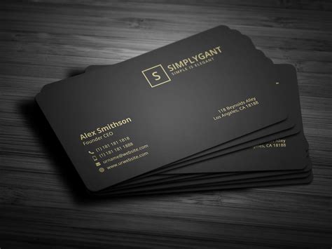 Luxury Business Card - 29+ Examples, How to Present