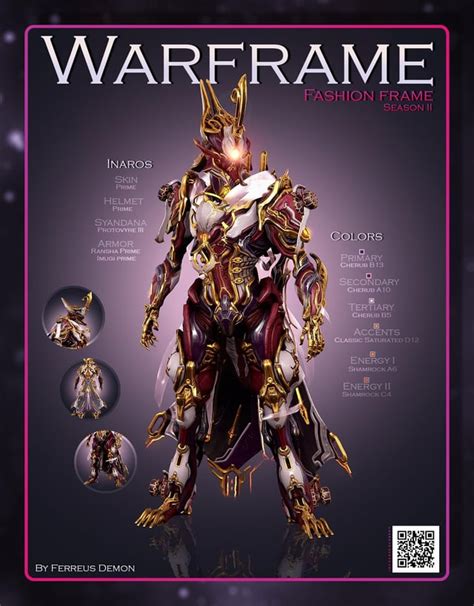 Inaros [fashion frame] : WarframeRunway