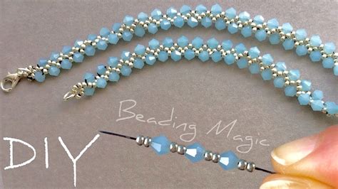 Easy Beaded Necklace Tutorial: Simple Seed Bead Necklace - YouTube