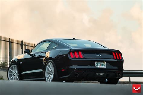 2014, Vossen, Ford, Mustang, Gt, 5, 0, Black, Cars, Wheels Wallpapers ...