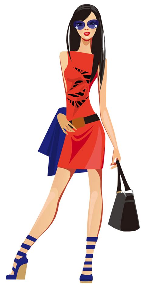 Fashion Cartoon Girl - ClipArt Best