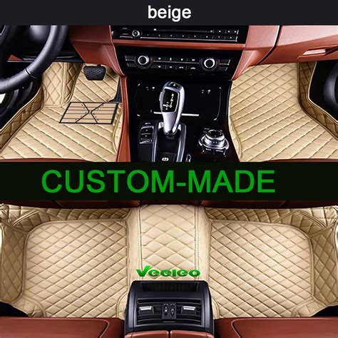 Veeleo Custom Fit 6 Colors Leather Car Floor Mats for Honda Vezel 2014 2018 All Weather ...