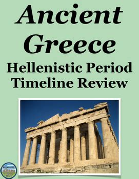 Ancient Greece Hellenistic Period Timeline Review by Stephanie's History Store