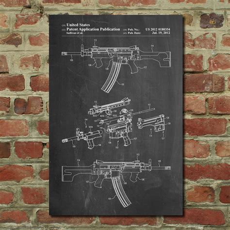 AR-15 (Blueprint) - Firearm Patent Prints - Touch of Modern