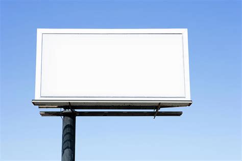 Blank Highway Billboard Sign by Greg Pease