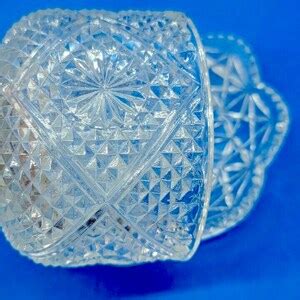 Vintage Clear Crystal Butter/covered Dish by Avon - Etsy