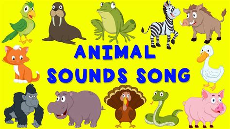 Animal Sounds Song | English nursery rhyme | Baby Song for children | FunnyDog.TV