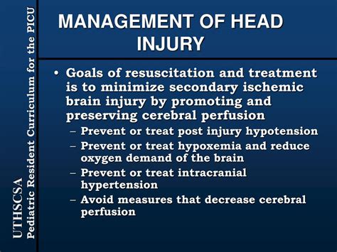 PPT - HEAD INJURY AND INTRACRANIAL HYPERTENSION PowerPoint Presentation - ID:205756