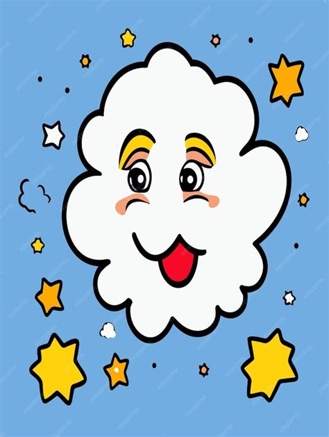 Premium Vector | 2d cartoon clouds vector design