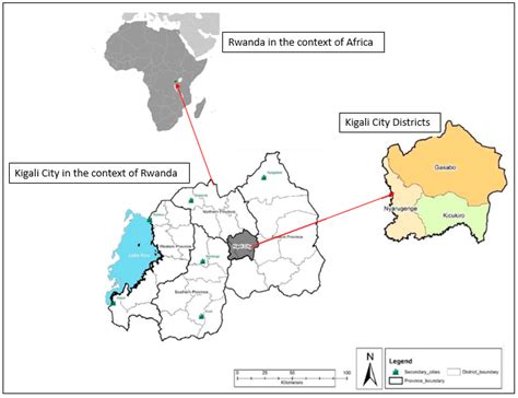 Kigali Rwanda Map