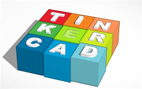 3D design tinkercads logo | Tinkercad