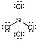 Draw the Lewis structure for SiCl4. Predict the electron geometry and ...