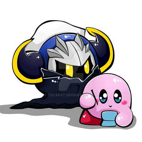 Meta knight and kirby by Catakat on DeviantArt