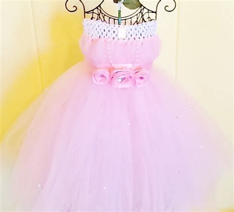 Creative Desire's: Bows Galore & Kid Couture : Light Pink Tulle {TuTu} Dress