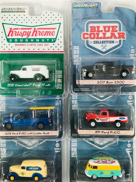 Greenlight 1:64 Blue Collar Series 3 - Complete set of 6 cars - 1:64 Diecast Biler Cars ...