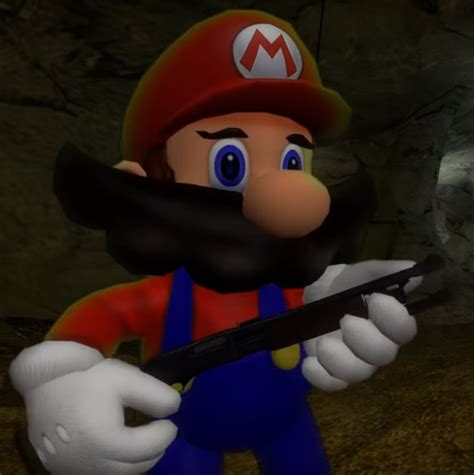 Mario with Shotgun Blank Template - Imgflip