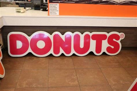 Dunkin Donuts Sign (2pc) - Lawler Auction Company