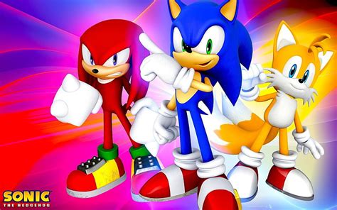 HD wallpaper: Sonic, Sonic Heroes, Knuckles the Echidna, Miles "Tails" Prower | Wallpaper Flare