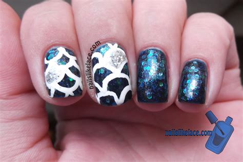 NailsLikeLace: Fish Scale Nails