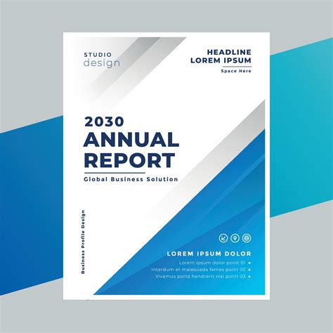 Annual Report Cover Page Design Templates Free Download - Free Printable Templates