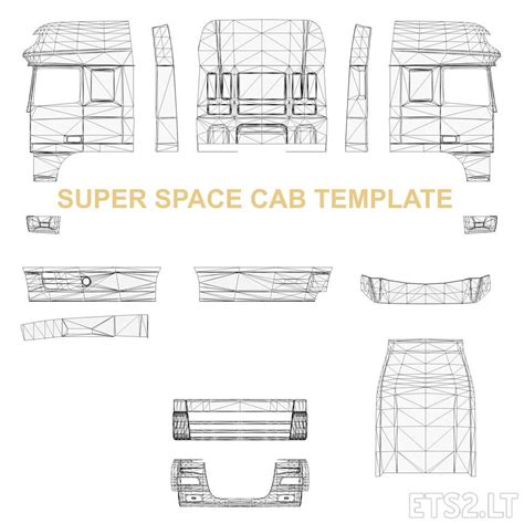 Templates for DAF XF 105 | ETS 2 mods