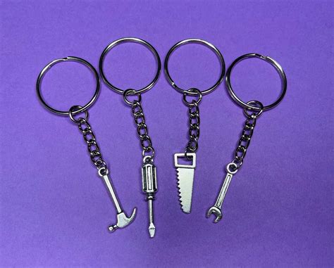 Tool Keychain Hammer, Screwdriver, Saw, Wrench, Tools, Gift, Mechanic ...