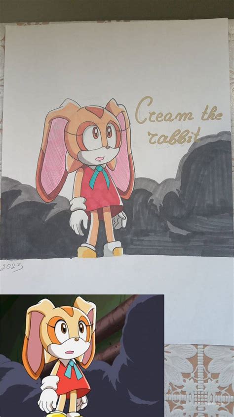 Cream the rabbit - redrawing by MivesTH on DeviantArt