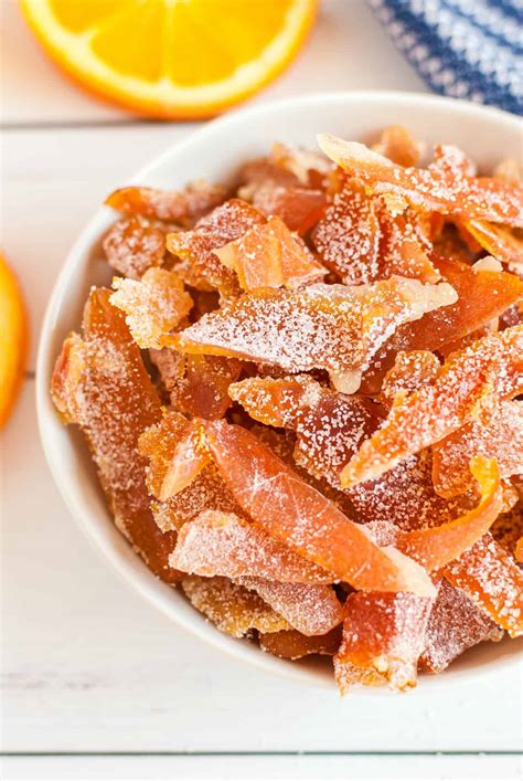 Candied Orange Peel Recipe - Shugary Sweets