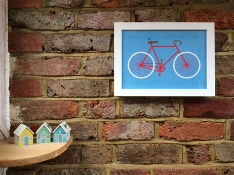 Bicycle Art Print - Etsy