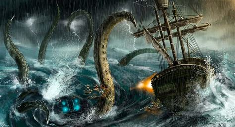 Unveiling the Kraken: Giant Sea Monster from Norse Folklore and Science ...