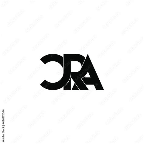 cra letter original monogram logo design Stock Vector | Adobe Stock