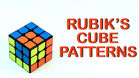 COOL Rubik's Cube PATTERNS For 3x3, 45% OFF | biorigin.net