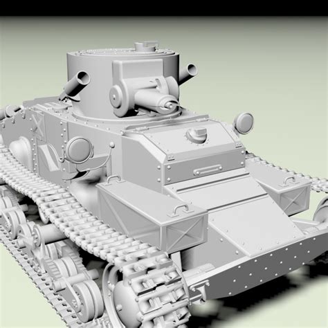 3d model matilda infantry tank