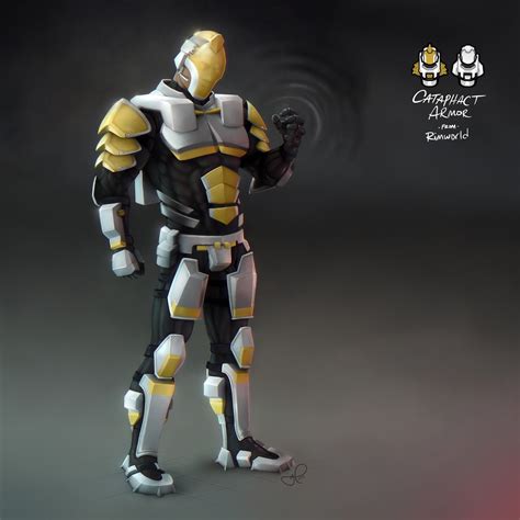 ArtStation - Prestige Cataphract armor from Rimworld