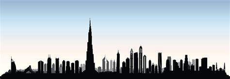 Dubai Skyline Art