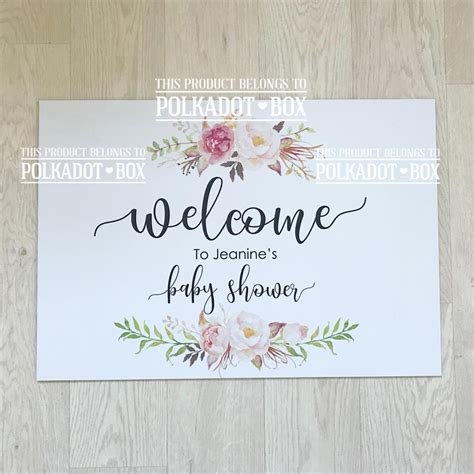 Custom Welcome Sign Cape Town South Africa - Polkadot box