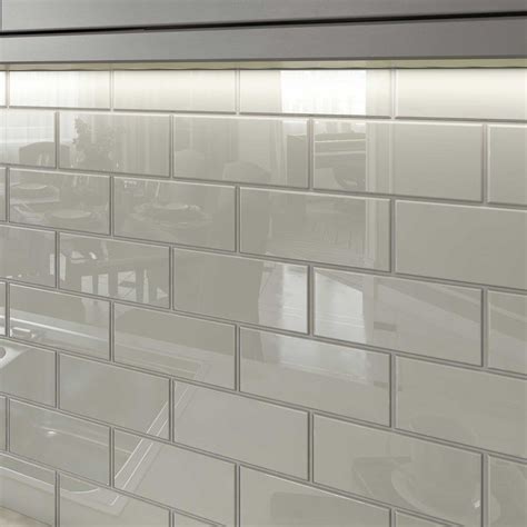 Adding A Light Gray Subway Tile Backsplash To Your Kitchen - Home Tile ...