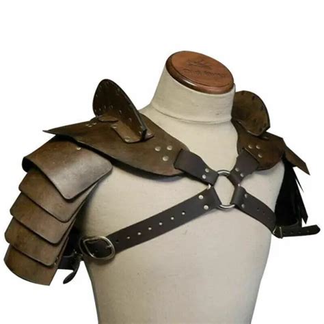 MEDIEVAL SHOULDER ARMOR Cosplay Costume Gladiator Samurai Battle Knight ...