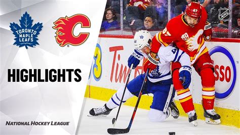 NHL Highlights | Maple Leafs @ Flames 12/12/19 - YouTube