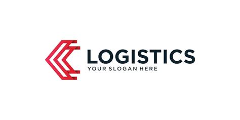 Premium Vector | Logistics logo with modern unique concept