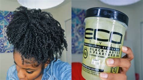 NEW Eco Styler Black Castor & Flaxseed Oil Gel | Wash n' Go + Review | Natural hair gel, Natural ...