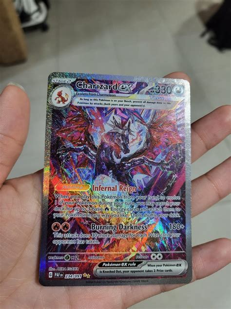 Pokemon TCG Paldean Fates - Shiny Charizard ex SIR 234/091, Hobbies & Toys, Toys & Games on ...