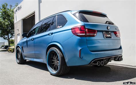 This Matte Blue BMW X5 M goes to the tuning shop