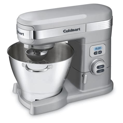 Shop Cuisinart 5.5-Quart 12-Speed Brushed Chrome Countertop Stand Mixer at Lowes.com