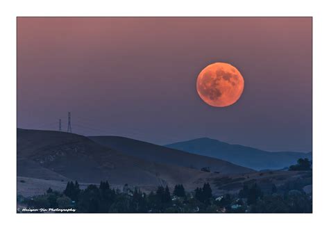 Haiyan Jia's Photography blog: Super Harvest Moon over Tri-Valley