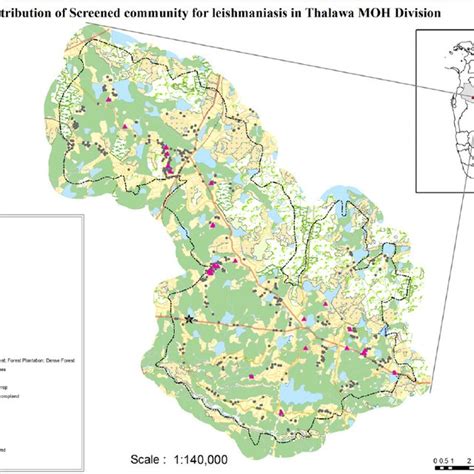 Land use patterns of the study area in Sri Lanka from the Thalawa... | Download Scientific Diagram