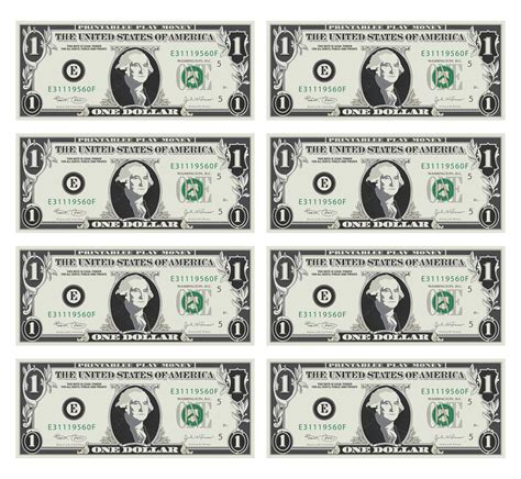 Fake Dollar Bill Printable | Stephenson