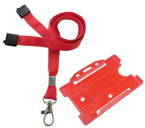 Lanyards Printed Colour Lanyards Safety Breakaway ID Card Holder hook