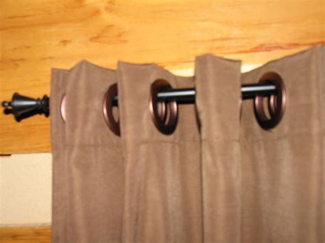 Easy To Make Curtains With Big Snap In Rings For Hanging