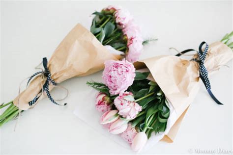 How To Make A Peony + Tulip Bouquet | Mommy Diary